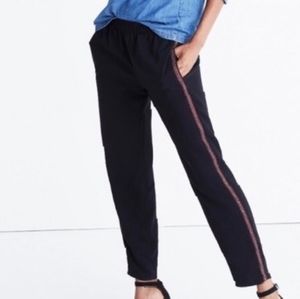 MADEWELL embroidered track pants